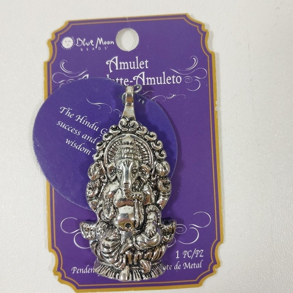 The Hindu Ganesh Amulet Metal Pendant